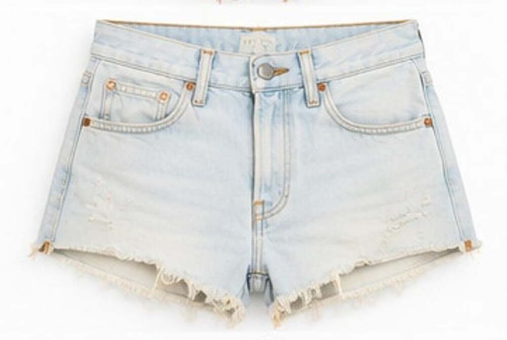 Levi's 501 High Rise Original Denim Cutoff Shorts Light Wash W26